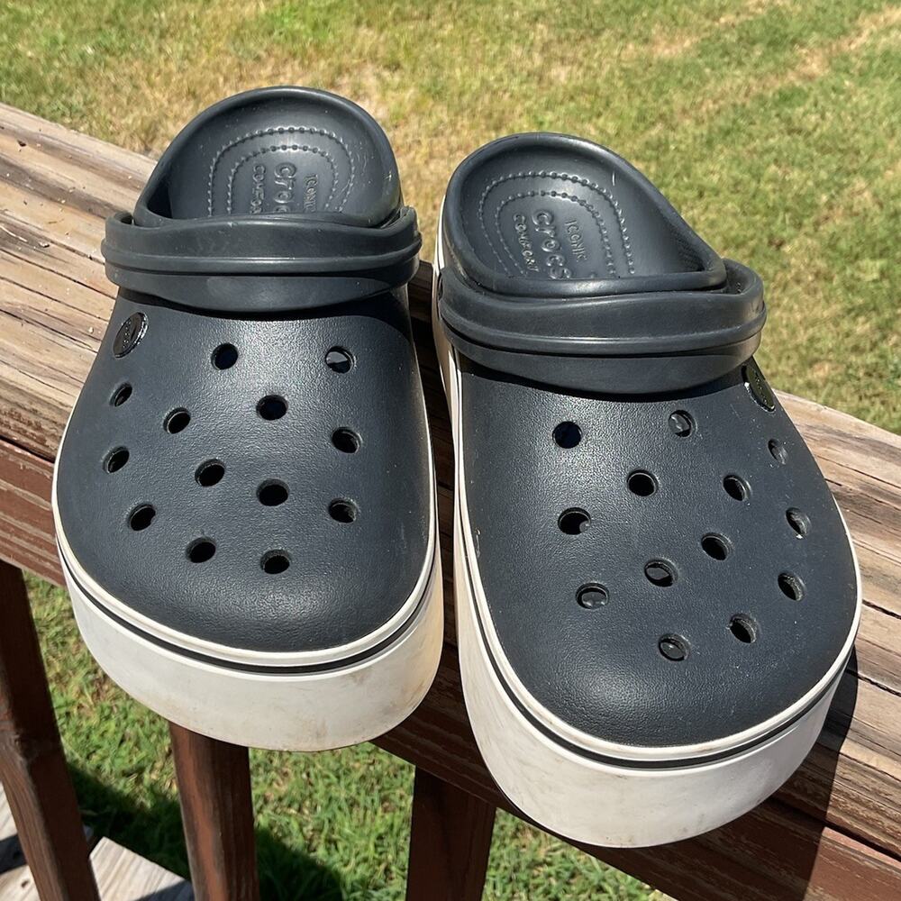 Black Classic CROCS CROCBAND MENS 7 Women 9 Waterproof Sandles Slip-On Clog